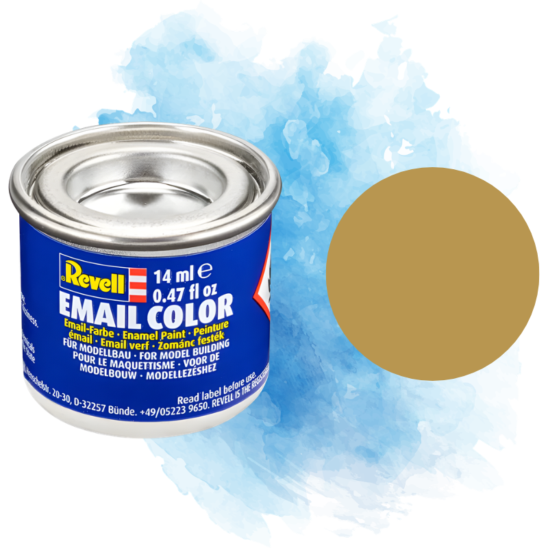 Barva Revell emailová - Matt Sandy Yellow (matná pískově žlutá; RAL1024) - 14 ml / 32116