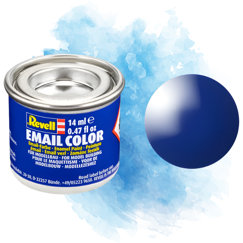 Barva Revell emailová - Gloss Ultrmarine (lesklá ultramarínová; RAL5002) - 14 ml / 32151