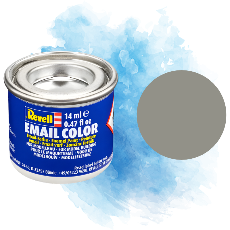 Barva Revell emailová - Matt Stone Grey (matná kamenně šedá ; RAL7030) - 14 ml / 32175