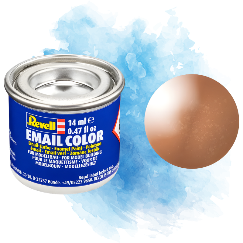Barva Revell emailová - Metallic Copper (metalická měděná) - 14 ml / 32193