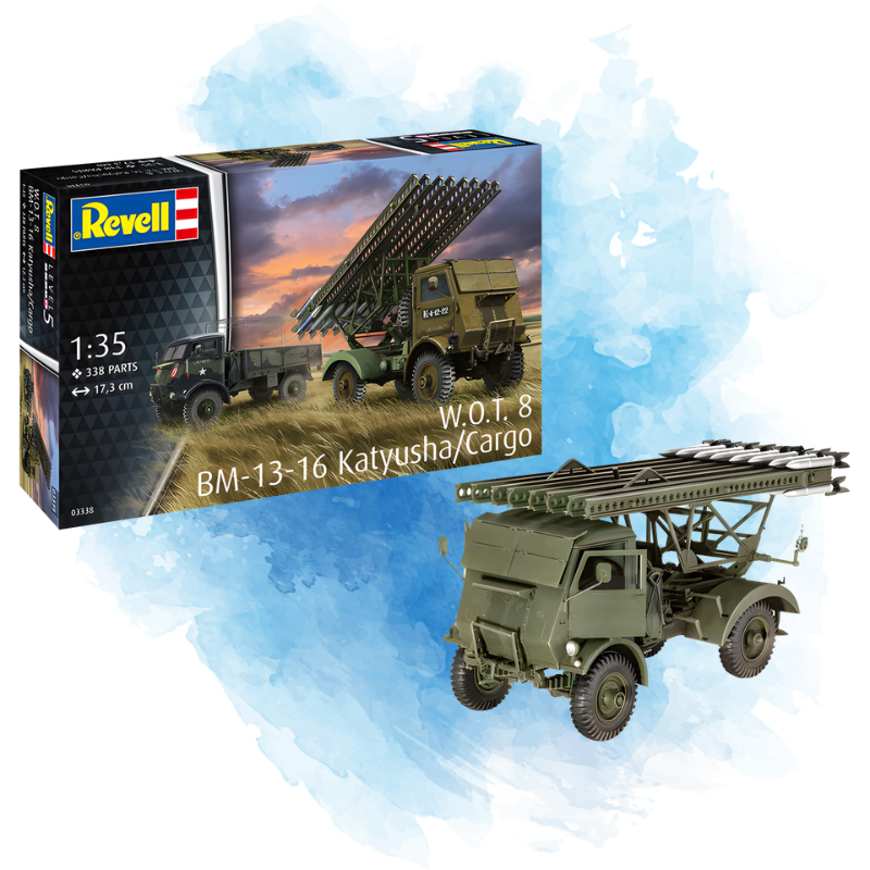 Revell - W.O.T. 8 BM-13-16 Katyusha/Cargo / 03338