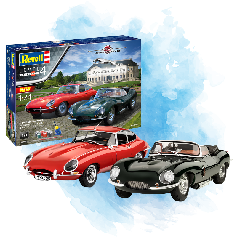 Revell Gift set - Jaguar 100th Anniversary / 05667