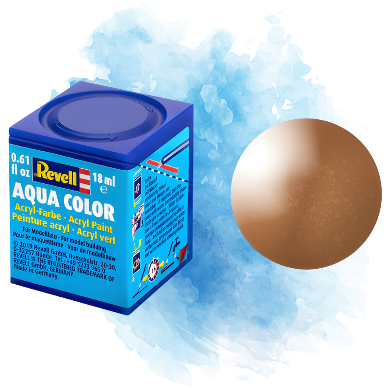 Barva Revell akrylová - Metallic Bronze (metalická bronzová) - 18 ml / 36195
