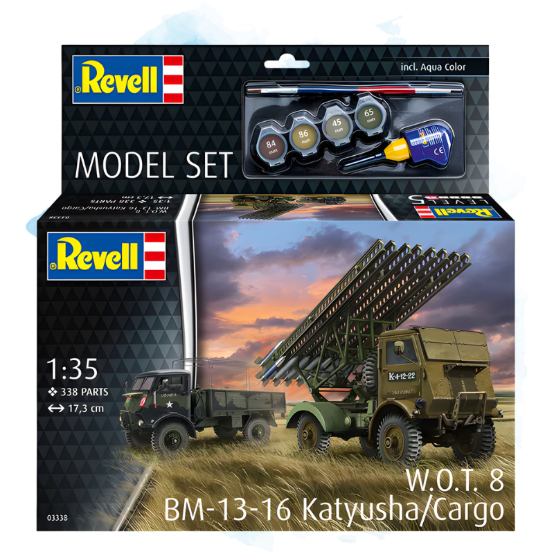 Model Set Revell - W.O.T. 8 BM-13-16 Katyusha/Cargo / 63338