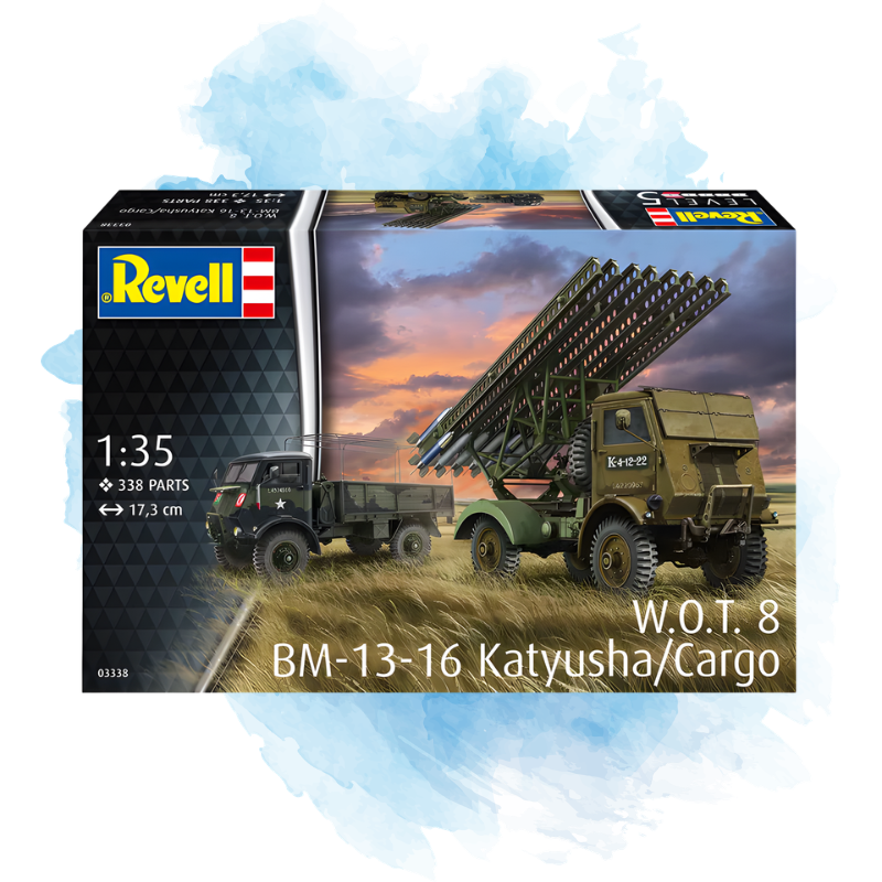 Revell - W.O.T. 8 BM-13-16 Katyusha/Cargo / 03338