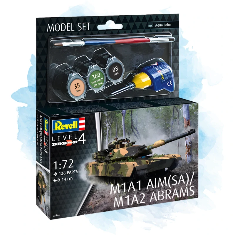 Model Set Revell - M1A1 AIM(SA)- M1A2 Abrams / 63346