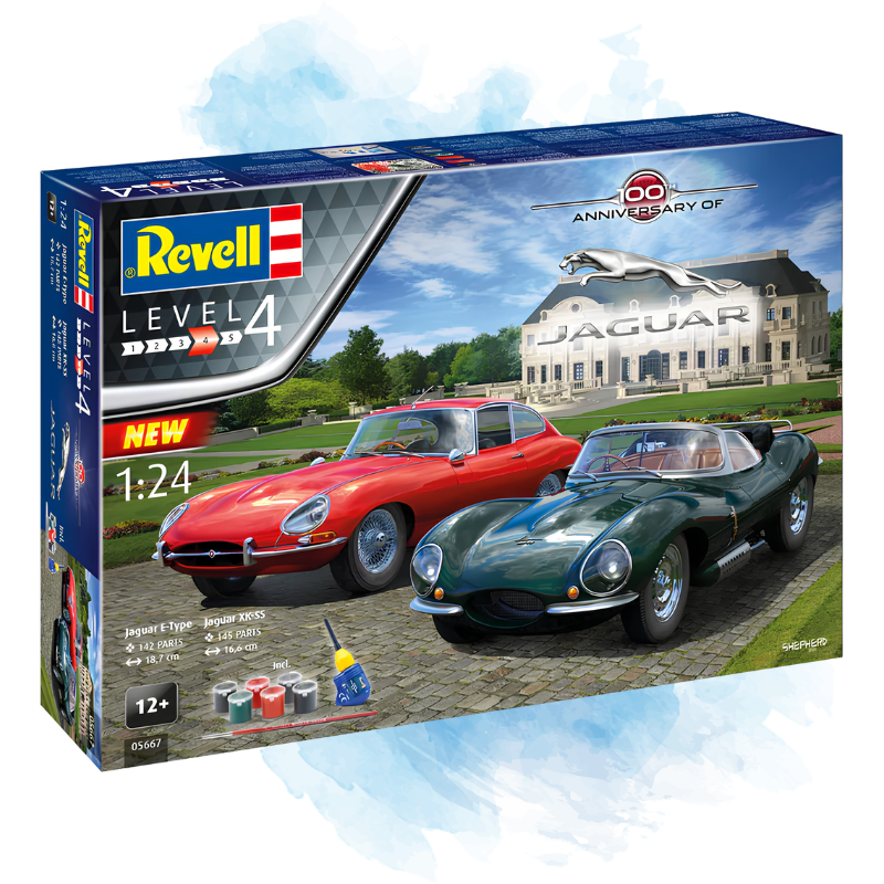 Revell Gift set - Jaguar 100th Anniversary / 05667