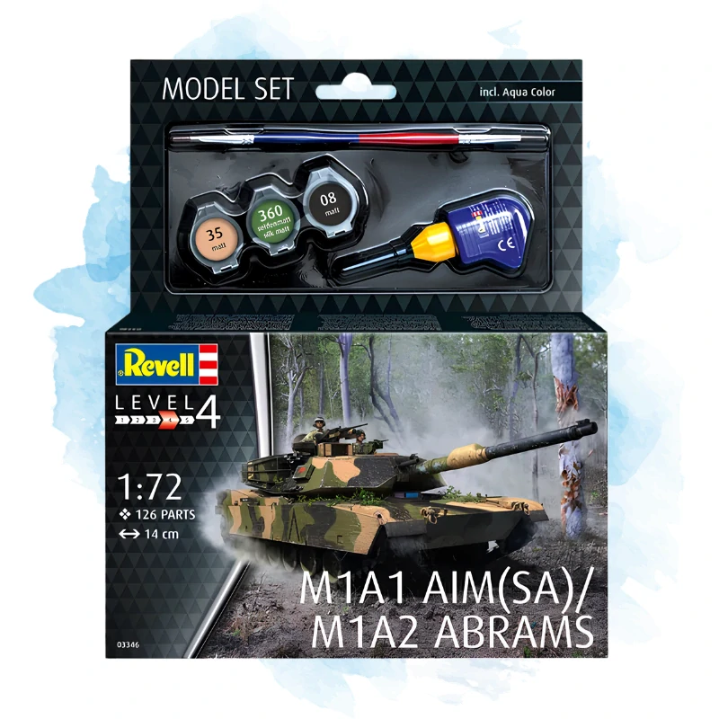Model Set Revell - M1A1 AIM(SA)- M1A2 Abrams / 63346