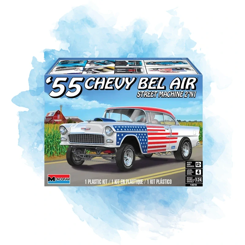 Revell - Monogram - 55 Chevy Bel Air Street Machine 2N1 / 14519