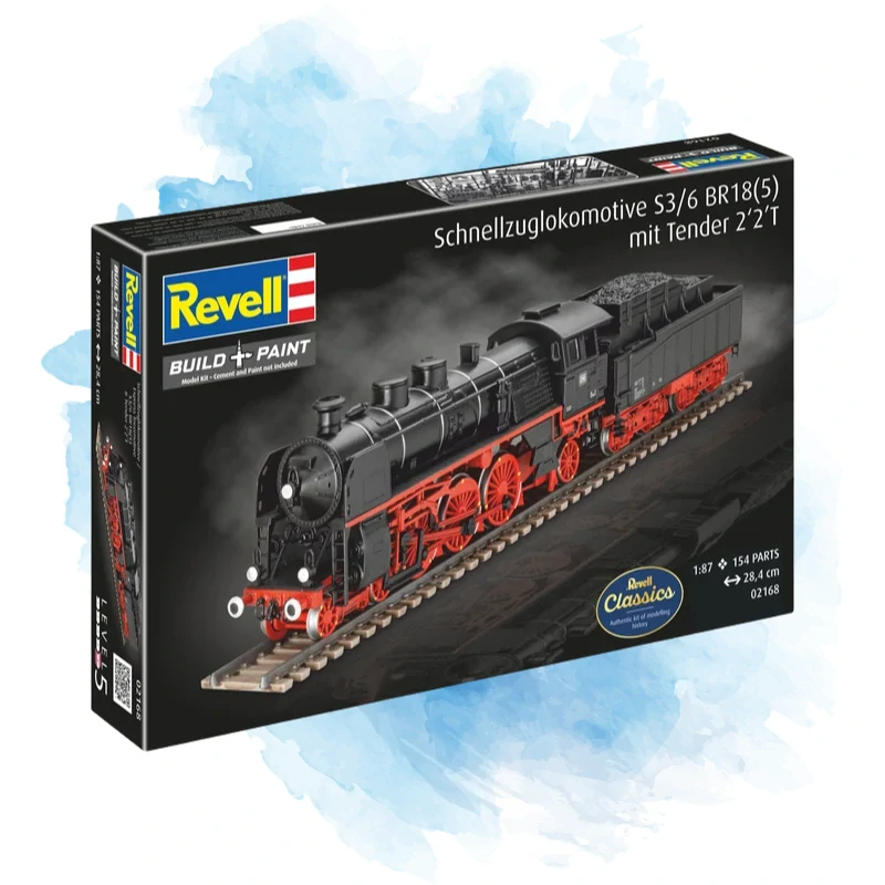 Revell Express locomotive S3/6 BR18(5) with Tender 2‘2’T / 02168