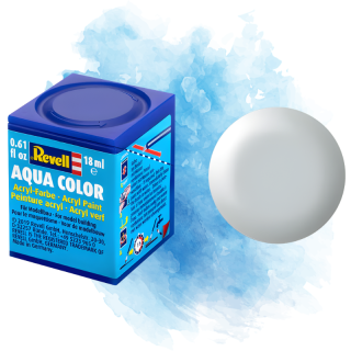 Barva Revell akrylová - Silk Light Grey (hedvábná světle šedá; RAL7035) - 18 ml / 36371