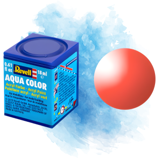 Barva Revell akrylová - Clear Red (průhledná červená) - 18 ml / 36731