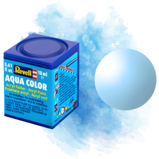 Barva Revell akrylová - Clear Blue (průhledná modrá) - 18 ml / 36752