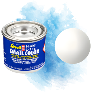 Barva Revell emailová - Gloss White (bílá lesklá; RAL9010) - 14 ml / 32104