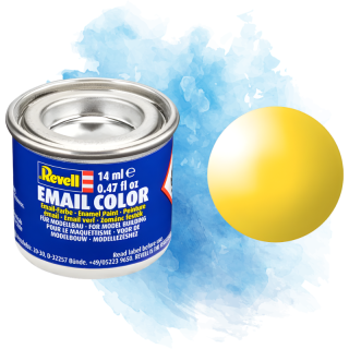 Barva Revell emailová - Gloss Yellow (lesklá žlutá; RAL1018) - 14 ml / 32112