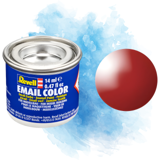 Barva Revell emailová - Gloss Fiery Red (lesklá ohnivě rudá; RAL3000) - 14 ml / 32131