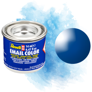 Barva Revell emailová - Gloss Blue (lesklá modrá; RAL5005) - 14 ml / 32152