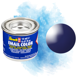 Barva Revell emailová - Gloss Night Blue (lesklá noční modrá; RAL5022) - 14 ml / 32154