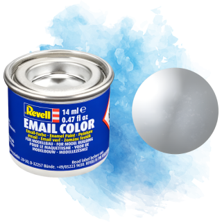 Barva Revell emailová - Metallic Silver (metalická stříbrná) - 14 ml / 32190
