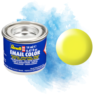 Barva Revell emailová - Silk Luminous Yellow (hedvábná svítivě žlutá; RAL1026) - 14 ml / 32312