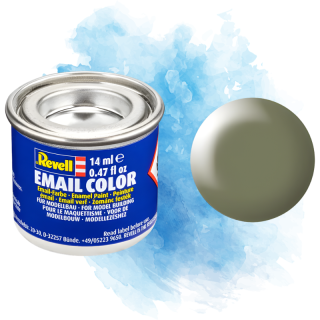 Barva Revell emailová - Silk Greyish Green (hedvábná šedivozelená; RAL6013) - 14 ml / 32362