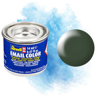 Barva Revell emailová - Silk Dark Green (hedvábná tmavě zelená; RAL6020) - 14 ml / 32363