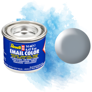 Barva Revell emailová - Silk Grey (hedvábná šedá; RAL7001) - 14 ml / 32374