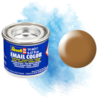 Barva Revell emailová - Silk Wood Brown (hedvábná lesní hnědá; RAL8001) - 14 ml / 32382