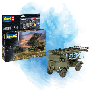Model Set Revell - W.O.T. 8 BM-13-16 Katyusha/Cargo / 63338