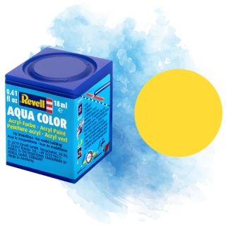 Barva Revell akrylová - Matt Yellow (matná žlutá; RAL1017) - 18 ml / 36115